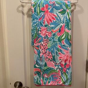 Lilly Pulitzer Lounge Pool Beach Microfiber Tropical Large Towel